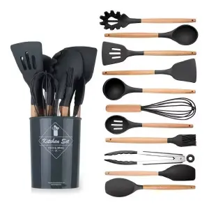 Set de 12 Utensilios de Cocina en Silicona: ¡Revoluciona tu Cocina! - Set 12 Utensilios Cocina En Silicona