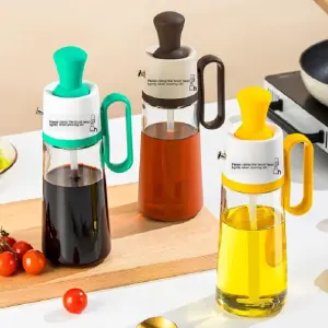 dispensador de aceite con cepillo