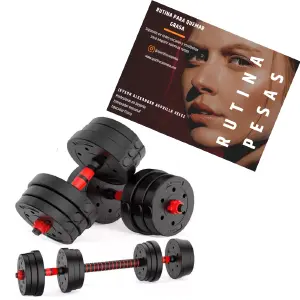 Kit De Mancuernas 20kg + Rutina