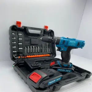 COMBO TALADRO 2 BAT + CAJA HERRAMIENTA