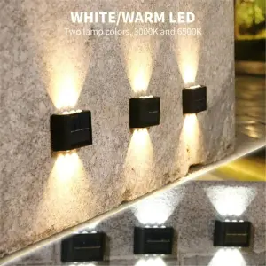 Lampara Solar 6 Aplique Led