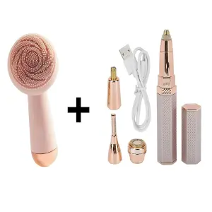 Combo depilador 4en1 + limpiador facial
