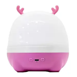 Lampara Luz Led Proyector Noche Rosa