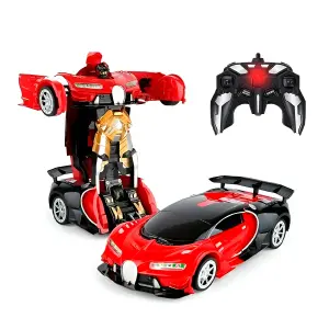 Carro Control Remoto Transformers En Rob