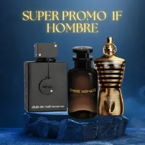 CLUB DE NUIT+OMBRE+JP ELIXIR+PERFUMERO