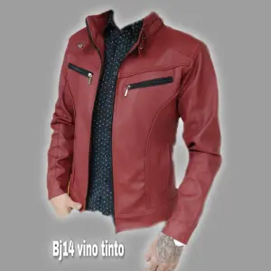 Chaqueta Clásica en Cuero Textil T17: Elegancia y Durabilidad - Chaqueta clásica en cuero textil T17