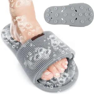 Limpiador Pies Ducha Chancla Ventosas