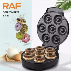 Súper Máquina De 7 Mini Donas Raf