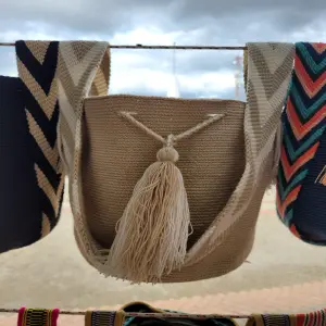 Mochila wayuu sin diseño