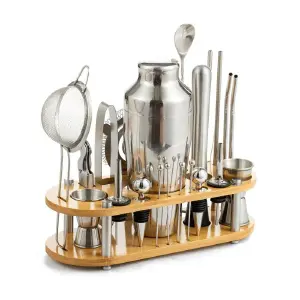 KIT COCTELERIA 23 PIEZAS-BASE REDONDA