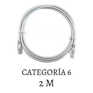 Cable Lan De Internet Cat6e Utp 2mt