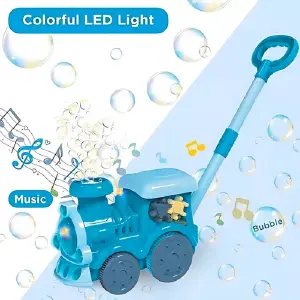 Tren Máquina Burbujas Automática Luz Led