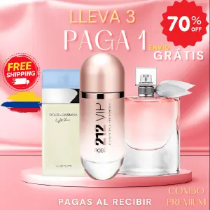 Combo 212, ligth blue, la vida es bella