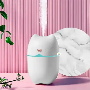 Mini Humidificador USB Gato Luz LED A6