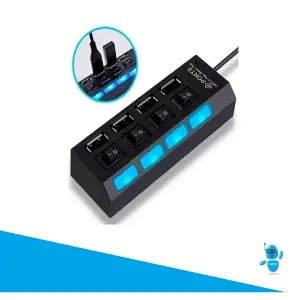 Hub Usb 4 Puertos Multipuerto Usb 2.0