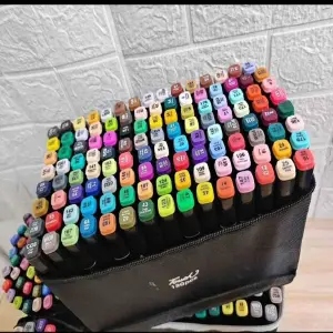Set de plumones doble punta  x 120