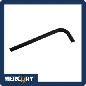 TUBO DUCHA 40CM NEGRO MATE