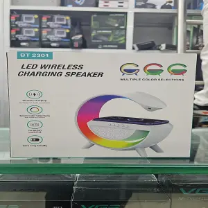 Parlante Bluetooth y lámpara en G