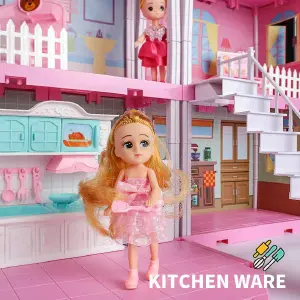 Casa de muñecas infantil cocina