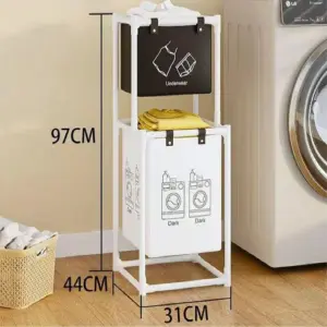 CESTA ORGANIZADORA DE ROPA 2 EN 1