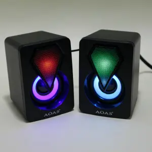 Parlante para computador con luz
