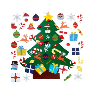 Arbol de Navidad en Fieltro Para Niños