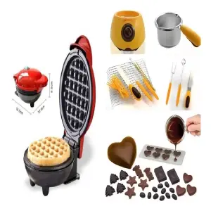 Maquina Wafles y Maquina Fondue Chocolat