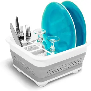 Escurridor de platos plegable