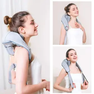 Masajeador de cuello hombro alivia dolor