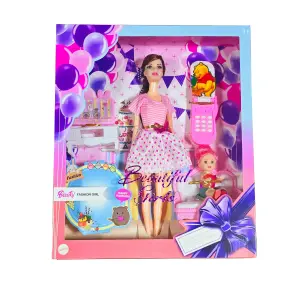 Muñeca Vestido Princesa Celular Accesori