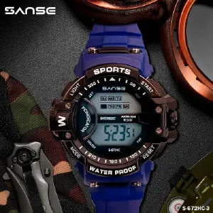S-672HC-2 AZUL ESTUCHE SANSE DIG 7 LUZ
