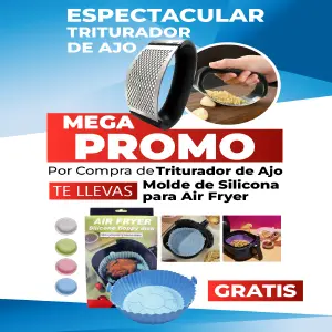 Combo triturador de ajo y Airflayer