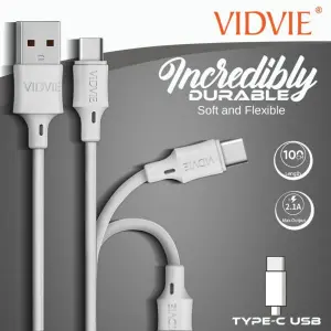 Cable Cargador Vidvie cb456T TIPO C 2.1