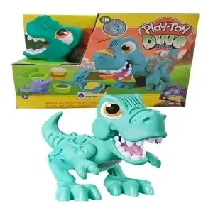 Dinosaurio Didactico Plastilina + Moldes