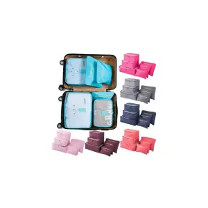 Set Organizadores De Viaje X 6 Piezas Mu