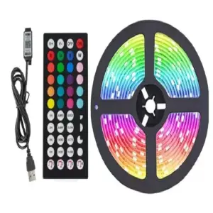 Cinta Luz Led Multicolor 5mts Control Bt