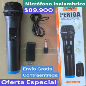MICRÓFONO INALÁMBRICOS UHF V16U USB