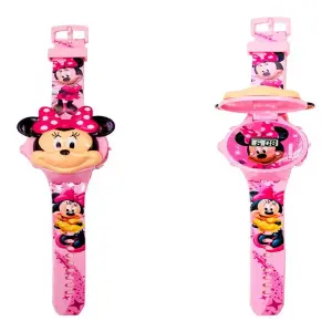 Reloj Niños Digital Luces Sonido Minnie