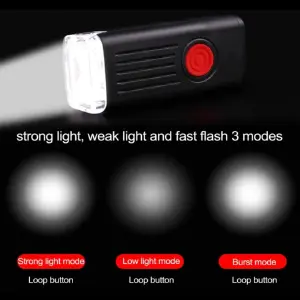 Luces LED para bicicleta 521 USB