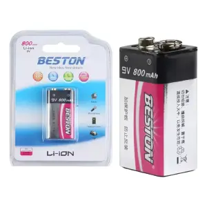 Bateria Pila Beston 9V Voltios 800 mAh