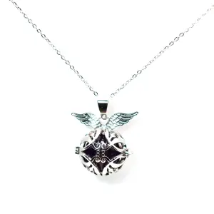 Collar Llamador Angel Amatista Alas