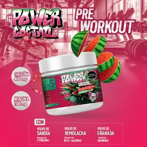 Preworkout Power Coctail 300g + Cafeina