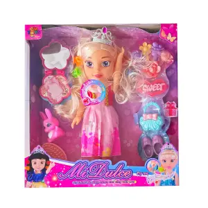 Muñeca Princesa Vestido Negro Cuento