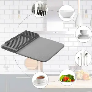 Escurridor Secaplatos Tapete Absorbente