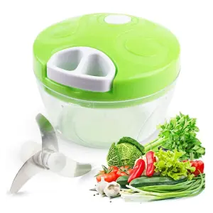 Mini Picador Triturador Alimentos Manual