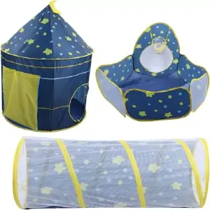 CARPÁ INFANTIL CASTILLO CON TUNEL
