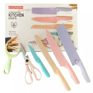 Juego Set Cuchillos Cocina X 6 Piezas Co