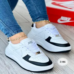 Nike suela Alta Para Dama Negro Pn