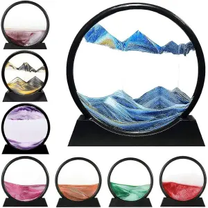 Reloj de arena circular