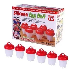 Hervidor De Huevos En Silicona Egg x6